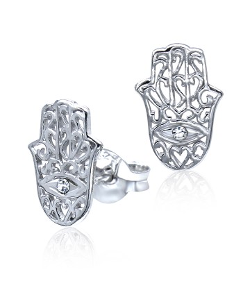 Hamsa Silver Studs Earring STS-543